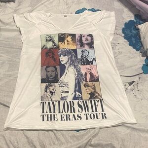 Taylor Swift The Eras Tour White T-Shirt (BIN AA)